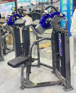 อุปกรณ์ออกกำลังกายแบบปรับได้สำหรับบริหารกล้ามเนื้อไบเซ็ปส์ด้านข้าง ใช้ระบบเหล็กน้ำหนักแบบ ISO สำหรับการฝึกความแข็งแรงของแขนและหลัง เหมาะสำหรับใช้งานเชิงพาณิชย์ <span class=keywords><strong>HYPER</strong></span> FITNESS - Product Image 3