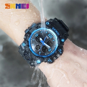SKMEI <span class=keywords><strong>1155B</strong></span> Skemei Montres De Sport SKMEI Chic Hommes Quartz Analogique LED Horloge Numérique Homme Sport Montre Étanche Relogio Masculino - Product Image 6