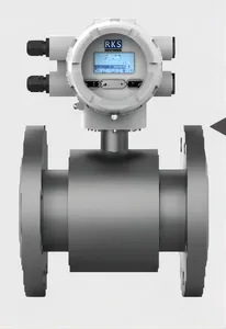 Medidor de vazão eletromagnético digital inteligente barato DN8-DN400 medidor de vazão magnético de água quente