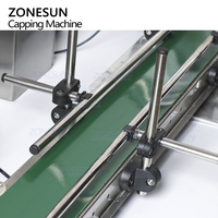 ZONESUN ZS-XGC1 Machine de capsulage de petite bouteille en plastique de vis automatique pneumatique à tête unique