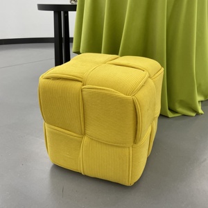 Vente en gros 100% polyester velours côtelé tissu uni texturé chaîne tricoté avec motif teint pour oreiller respirant imperméable - Product Image 6