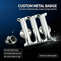 Custom Zinc Alloy Enamel Pin Badge <strong>Mirror</strong> Polish Precision Cutout ISO Certified Free Design Fast Sample OEM for Corporate Gifts