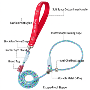 Collar Ajustable de Nailon Resistente, Collar Antiasfixia Tipo P para Perros, para Entrenamiento - Product Image 2