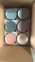 Recipientes Herméticos de Boca Ancha de 10 oz para Avena Nocturna, Frascos de Vidrio Tipo Mason Ideales para Pudín de Chía, Yogur, Parfaits y Preparación de Comidas