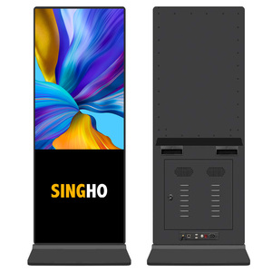 Nhà máy tùy chỉnh tầng đứng 43/50/55/65/75/85 inch màn hình cảm ứng kiosk Trong Nhà Kỹ thuật số biển <span class=keywords><strong>LCD</strong></span> Máy nghe nhạc quảng cáo - Product Image 5