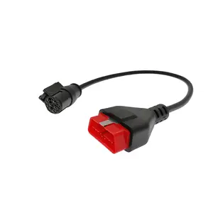 Kabel obd Konektor OBD 2 16PIN mobil cocok untuk Renault Can Clip penguji diagnostik jalur koneksi antarmuka diagnostik