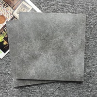 Carreaux de Sol en Céramique Gris Foncé Effet Ciment Moderne Antidérapants 300x300 600x600 pour Salle de Bain