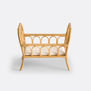 เปลเด็กหวายธรรมชาติเปลเด็ก | เตียงหวายทำด้วยมือ | เป็นมิตรกับสิ่งแวดล้อมเฟอร์นิเจอร์สถานรับเลี้ยงเด็กที่ทันสมัยสำหรับห้องนอนโรงพยาบาลทารก - Product Image 1