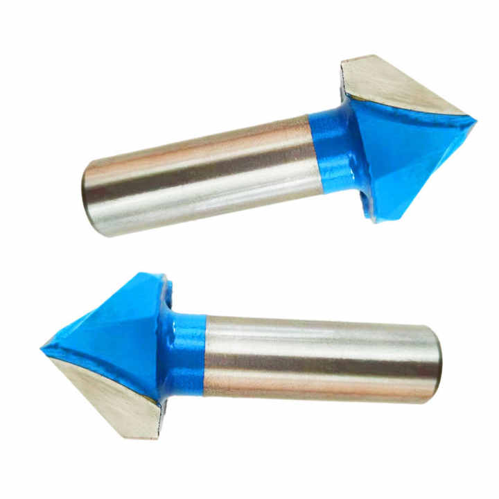 V Type Slotting Cutter Router Bits Milling Cutter CNC Router Bits for ...