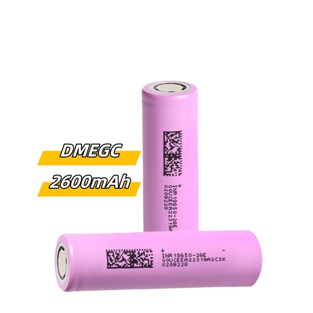 Ncm 10c 3.7v Dmegc 2600mah Inr18650 26e 35e 3500mah 2500mah 6000mah Rechargeable 35v Lithium Battery Cell