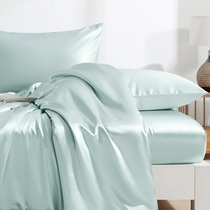 Thân Thiện Với Môi 19/22 Mommesilk Khăn trải giường Đặt 100% Tinh Khiết Dâu Lụa, Oeko-Tex Chứng Nhận 100% Dâu Lụa Bộ Đồ Giường Đặt - Product Image 3