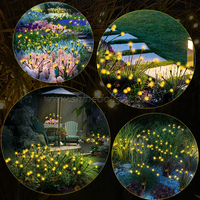 6led/8led/10led Solaire Jardin Lumières Lumières Extérieures Solaire Luciole Lumières Extérieures IP65 Étanche Décor Solaire Lumières