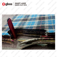 Couteau vibrant Gbos pour la découpe de textiles, vêtements et chaussures VC9-1612-P 1600x1200mm