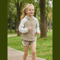 Vestes coupe-vent pour filles, veste imperméable pour tout-petits, logo personnalisé, manteaux pour enfants, sweats à capuche zippés pour garçons