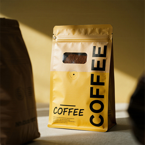 Bolsa personalizada 250g 500g 1lb 8oz 12oz 16oz <span class=keywords><strong>Bolsas</strong></span> de granos de café con fuelle lateral inferior de bloque con lata y válvula <span class=keywords><strong>Bolsas</strong></span> de café al por mayor - Product Image 5