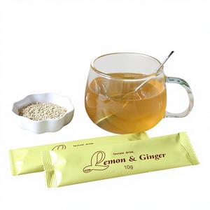 Suplementos Herbales Chinos, Té de Hierbas Orgánico Mixto de Limón y Jengibre en Polvo, Bolsitas de Té Adelgazante y Caliente para el Estómago - Product Image 2