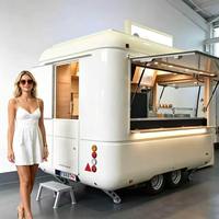 Camions de pizza et de café mobiles à vendre ; les camions équipés de cuisines complètes peuvent être personnalisés.