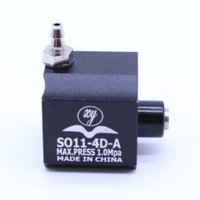 Cylindre à piston latéral miniature en aluminium à simple action SO11-4D-A pour banc d'essai de faisceaux de câbles
