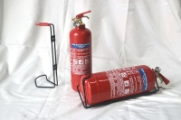 Extincteur à poudre sèche portable 1 kg au meilleur prix avec support en acier inoxydable gratuit