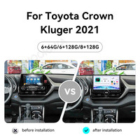 Écran radio MOOKAKA 11,5 pouces pour Toyota Highlander 2021, Android 15, navigation GPS, écran stéréo, CarPlay, Android Auto, LHD et RHD