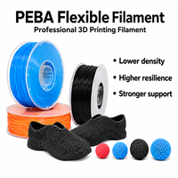 Filament d'impression 3D PEBA, haute élasticité, matériau résistant aux chocs pour les applications de chaussures, de l'automobile et fonctionnelles