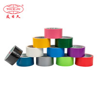 Yourjijiu – ruban adhésif en tissu à base de caoutchouc, rouge, jaune, bleu, vert, marron, noir, gris, argent, Logo
