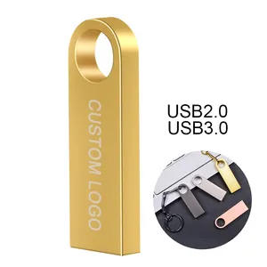 批发小配件企业礼品Cles USB 2.0 3.0 32gb 64gb 128GB Pormo Memoria USB金属闪存8gb 16gb迷你u盘