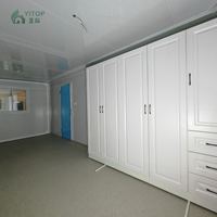 Casa Plegable de 2 Dormitorios, Personalizable, de 10 pies, 20 pies, 30 pies, 40 pies, Casa Contenedor Modular Expandible, Oficinas Móviles Temporales para Exteriores en Venta