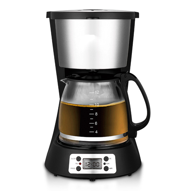 Standard Moka Pot American Coffee Maker Automatic All-In-One Small Coffee Machine Drip for Office Bedroom Household Use
