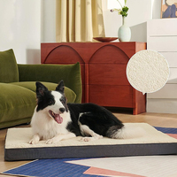 Großhandel Waschbares Memory-Schaum Haustierprodukt Großes Hundebett Orthopädisch