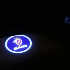 Cửa Xe Dẫn biểu tượng ánh sáng cho Saab 9-3 93 2003 2012 2010 2011 Saab 9-5 95 1998 2011 chào đón bóng ma lịch sự chiếu đèn - Product Image 5