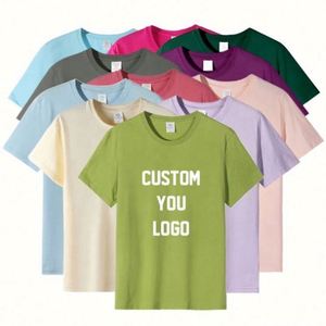 OEM/ODM Custom Logo Printed Knitted Heavyweight 100% Cotton Oversized Plus Size T <b>Shirt</b> for Men Women Anti-Pilling Breathable - Product Image 1