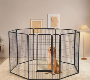 Nhà Máy hot-bán kim loại ngoài trời di động gấp động vật tập thể dục hàng rào dễ dàng tháo gỡ bên ngoài hàng rào sắt rèn - Product Image 4