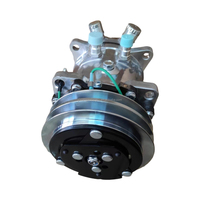 Nouveau compresseur de climatisation automobile 507-2pk-24V-125MM 12V DC SD5H11 pour SANDEN Compresseur de climatisation universel Compresseur d'air modifié pour camion