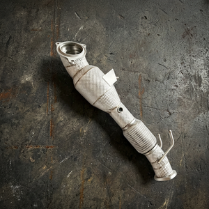 Downpipe turbo haute performance pour Ford Focus 1.5T EcoBoost MK3 MK4 en acier inoxydable T304 avec bouclier thermique - Product Image 5