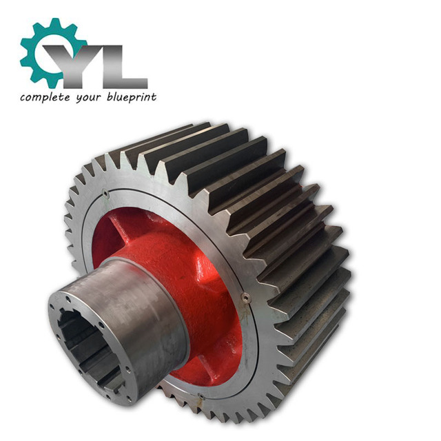 Custom Nonstandard Heavy Duty Gearbox Reducer Grinding Teeth Metal Driven 42CrMo Casting Gear