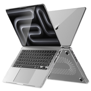Pour Mac Book Pro 14 <span class=keywords><strong>2021</strong></span>/2023/2024/2025/2026, coque de protection pour ordinateur portable en TPU transparent givré anti-rayures universelle - Product Image 1