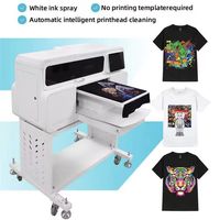Machine d'impression numérique automatique directe sur vêtement DTG DTF à double usage pour l'impression de t-shirts, de sweats à capuche et de jeans