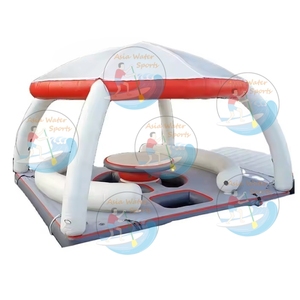 Isla Flotante Gigante para Fiestas, Plataforma Inflable de PVC Resistente para <span class=keywords><strong>Playa</strong></span> o Lago, Venta Directa de Fábrica - Product Image 6
