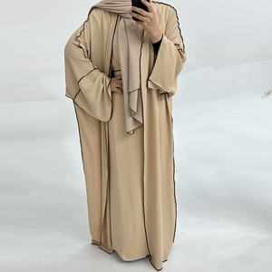 <span class=keywords><strong>3</strong></span>-teiliges Hijab Abaya-Set Dubai Abaya Kaftan Eid Ramadan muslimische Frauen Abayas bescheidenes Kleid langes Kleid - Product Image 4
