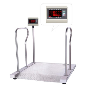 Digitale Krankenhaus-Rollstuhl waage 0,8x0,8 m Dialyse zentrum Boden bank waage 1x1m Medizinische Waage 300kg 500kg - Product Image 5