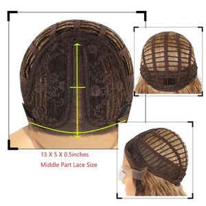 Peluca de encaje rizado para mujer, pelo sintético Jbrown negro 1B Rubio 613, rojo, marrón, gris, blanco, maquillaje diario, fiesta, regalo - Product Image 6