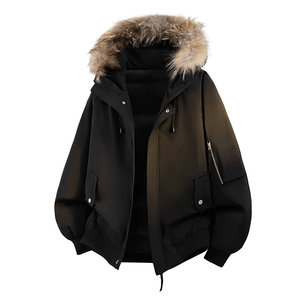 Chaqueta de Plumón de Alta Calidad para Invierno, Cortavientos, a Prueba de Frío, Gruesa y Esponjosa, con Chaqueta de Plumón Desmontable para Hombre - Product Image 4