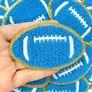 Parches de Chenilla con Brillo 3D Personalizados para Deportes, Bordados para Béisbol, Baloncesto, Fútbol, Rugby, para Ropa y Gorras - Product Image 3