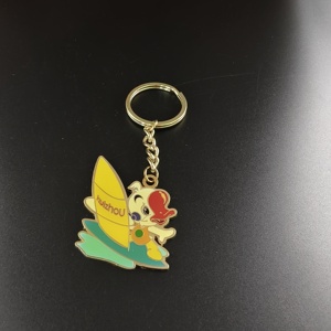 Llavero de Esmalte Duro/Blando Personalizado, Diseño de Personajes de Dibujos Animados, Animales y Lugares Emblemáticos, Anillo Metálico <span class=keywords><strong>para</strong></span> Llaves, Colgante de Recuerdo <span class=keywords><strong>para</strong></span> Regalo - Product Image 3
