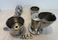 Multifunctionele sapcentrifuge, blender en sapcentrifugeermachine, elektrische fruitpers voor het maken van gembermix.