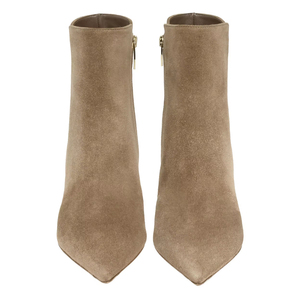 Wholesale Comfortable Sexy Ladies Pointed Toe <strong>Low</strong> <strong>Heel</strong> Cowboy <strong>Boots</strong> <strong>Women's</strong> Suede Heeled <strong>Ankle</strong> <strong>With</strong> Side Zipper - Product Image 5