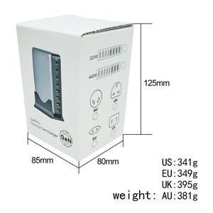 Station d'alimentation multi-ports à charge ultra-rapide 320W, chargeur portable pour tablette, ordinateur portable, iPhone, adaptateur de chargeur secteur pour ordinateur de bureau - Product Image 6