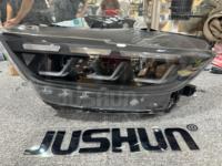 Phares de projecteur LED JUSHUN pour Mustang 15-17 avec feux de jour (DRL) et clignotants séquentiels – Amélioration des feux avant (Entrepôt US)