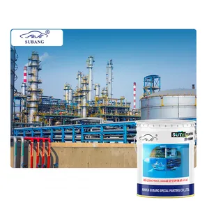 Industrial anti-corrosion coating high-chlorinated polyethylene paint coating system for chemical industry structure
